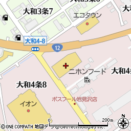 ケーズデンキ岩見沢店周辺の地図