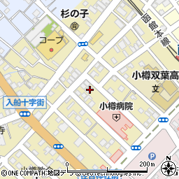 北海道小樽市住ノ江1丁目6-2周辺の地図