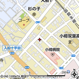 北海道小樽市住ノ江1丁目6-1周辺の地図
