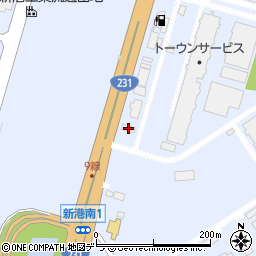 日本クリーン石狩事業所周辺の地図