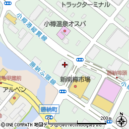 北海道小樽市築港8周辺の地図
