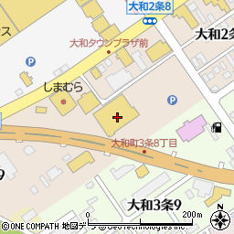 ヤマダデンキヤマダアウトレット岩見沢店周辺の地図