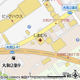 ファッションセンターしまむら岩見沢店周辺の地図
