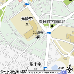 知道寺周辺の地図