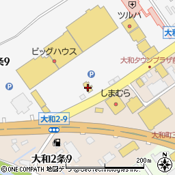 マクドナルド岩見沢大和タウンプラザ店周辺の地図