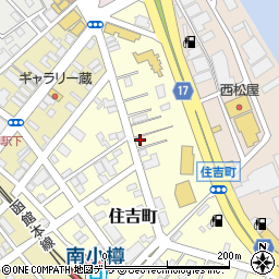 ＡＳＡＨＩ　ＰＡＲＫ小樽住吉第３駐車場周辺の地図