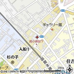杉商株式会社　小樽Ｄ・Ｄ入船店周辺の地図