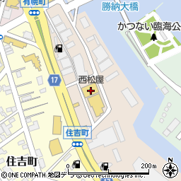 西松屋小樽有幌店周辺の地図