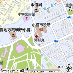 小樽市消防本部周辺の地図
