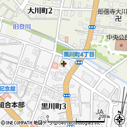 ラルズマート黒川店周辺の地図