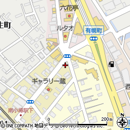 鮮・小樽本店周辺の地図
