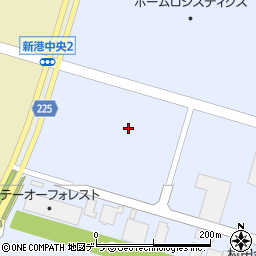 北海道石狩市新港南2丁目3720周辺の地図