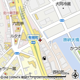 リパーク小樽有幌町駐車場周辺の地図