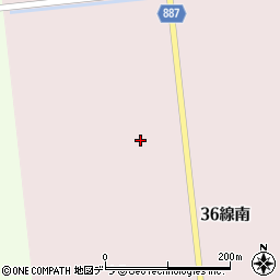 北海道石狩郡新篠津村第３６線南21周辺の地図