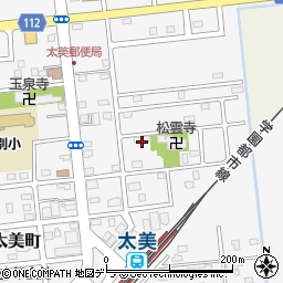 日本海太美店周辺の地図