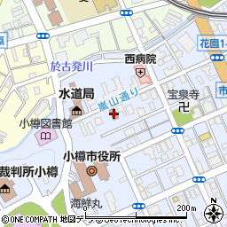 小樽勤労女性センター周辺の地図