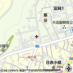 富岡レジデンス周辺の地図