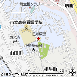 旧寿原邸周辺の地図
