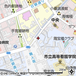 寿司屋通り周辺の地図