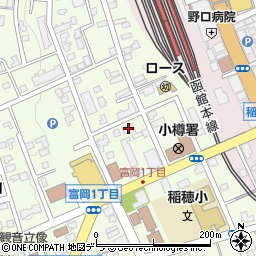 小樽警察署顕誠寮周辺の地図
