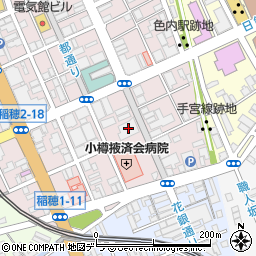 ウィステリア小樽稲穂周辺の地図