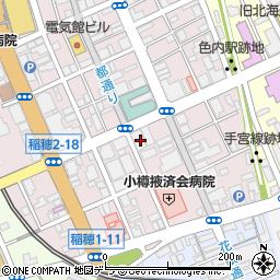 北海道信用金庫小樽支店周辺の地図