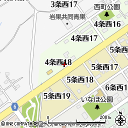 はま寿司岩見沢店周辺の地図