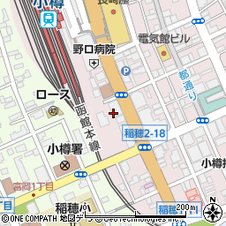 北海道エネルギー株式会社　小樽営業所ＳＳ周辺の地図
