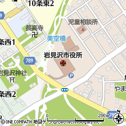 岩見沢市役所　総務部防災対策室防災対策係周辺の地図