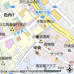 ナトリ株式会社小樽支店周辺の地図