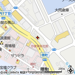 株式会社カチタス　小樽店周辺の地図