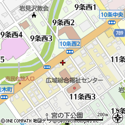 電源開発株式会社　岩見沢寮周辺の地図