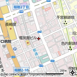 はんこ村小樽店周辺の地図