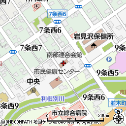 南部連合会館周辺の地図