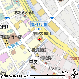 ポプラファーム 小樽店周辺の地図