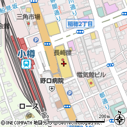 三井住友銀行小樽 ＡＴＭ周辺の地図