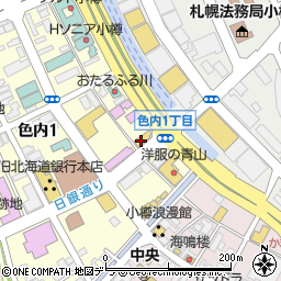 ひより小樽店周辺の地図