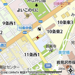ＴＳＵＴＡＹＡ岩見沢店周辺の地図