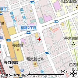 株式会社オリンピック薬局　中央通店周辺の地図