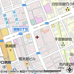 北海道銀行入船支店周辺の地図
