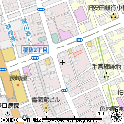 北海道銀行　小樽支店住宅ローンプラザ小樽周辺の地図