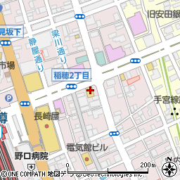 ツルハドラッグ小樽店周辺の地図