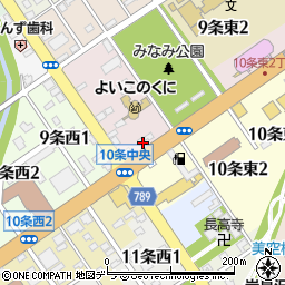 株式会社空知新聞社　岩見沢支社周辺の地図