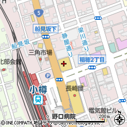 北洋銀行小樽駅前支店周辺の地図