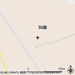 北海道釧路市阿寒町上仁々志別３６線周辺の地図