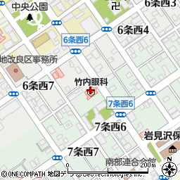竹内眼科医院周辺の地図