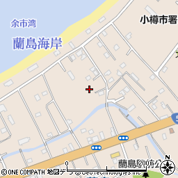 〒048-2562 北海道小樽市蘭島の地図