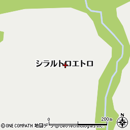 北海道川上郡標茶町シラルトロエトロ周辺の地図