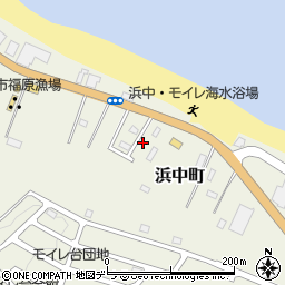 北海道余市郡余市町浜中町116-1周辺の地図