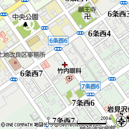 古川調剤薬局６条店周辺の地図